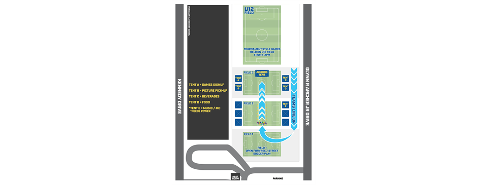 Closing Ceremonies Field Map